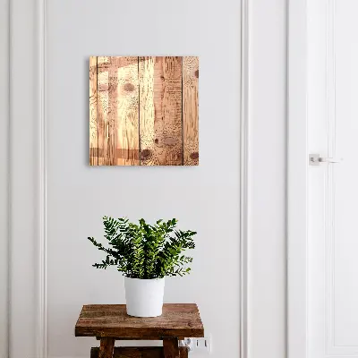 Boîte à clés murale décorative Anneaux en bois