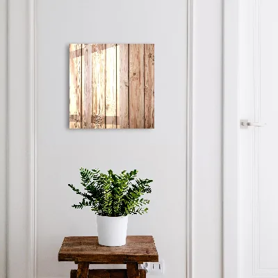 Armoire à clés décorative Planches de bois