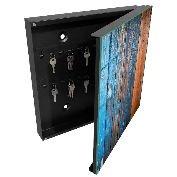 Armoire à clés design Texture bois