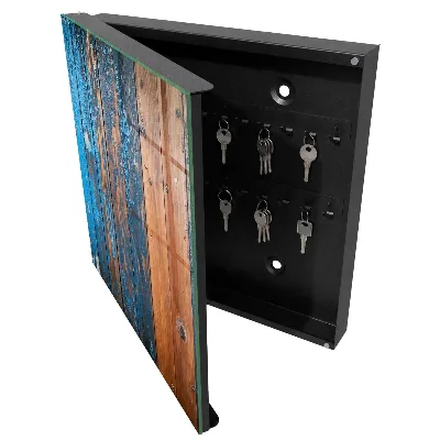 Armoire à clés design Texture bois