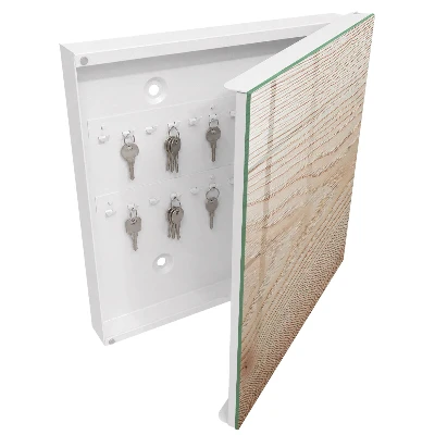 Armoire à clés décorative Texture bois
