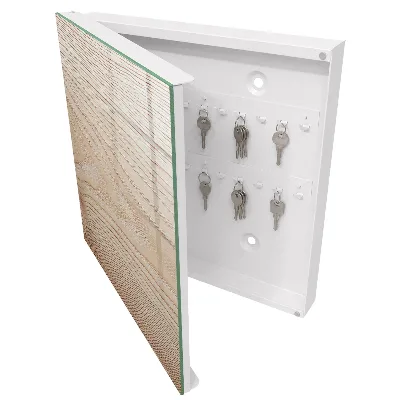 Armoire à clés décorative Texture bois