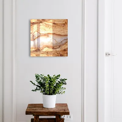 Boîte à clés murale décorative Motif en bois
