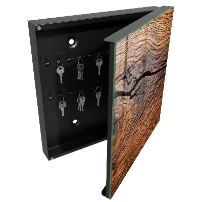 Armoire à clés décorative Texture bois
