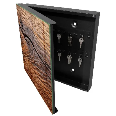 Armoire à clés décorative Texture bois