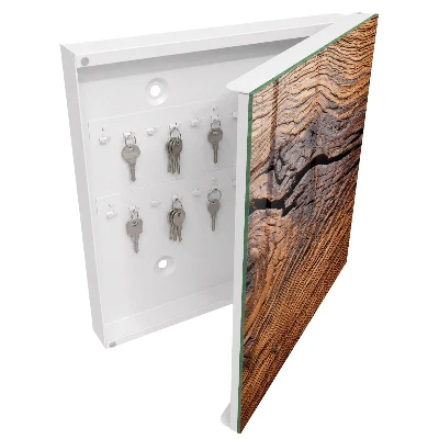 Armoire à clés décorative Texture bois