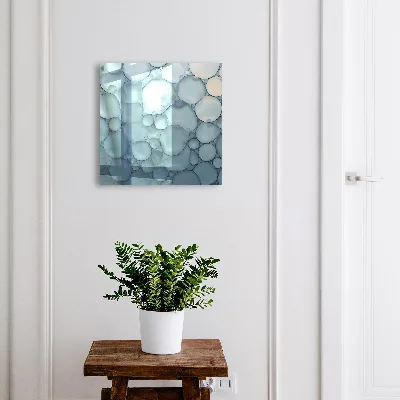 Armoire à clés design Bulles bleues