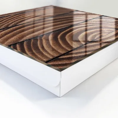 Armoire à clés décorative Vagues de bois