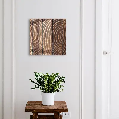 Armoire à clés décorative Vagues de bois