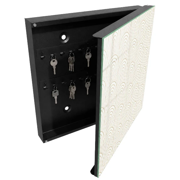 Armoire à clés décorative Arcs géométriques