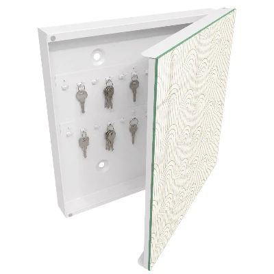 Armoire à clés décorative Arcs géométriques