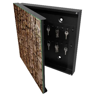Armoire à clés décorative Écorce d'arbre