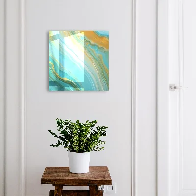 Boîte à clés murale décorative Vagues colorées