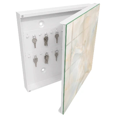 Armoire à clés décorative Calme crémeux