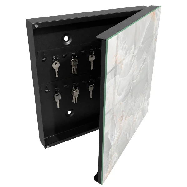 Armoire à clés décorative Élégance neutre