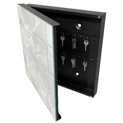 Armoire à clés décorative Élégance neutre