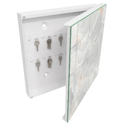 Armoire à clés décorative Élégance neutre