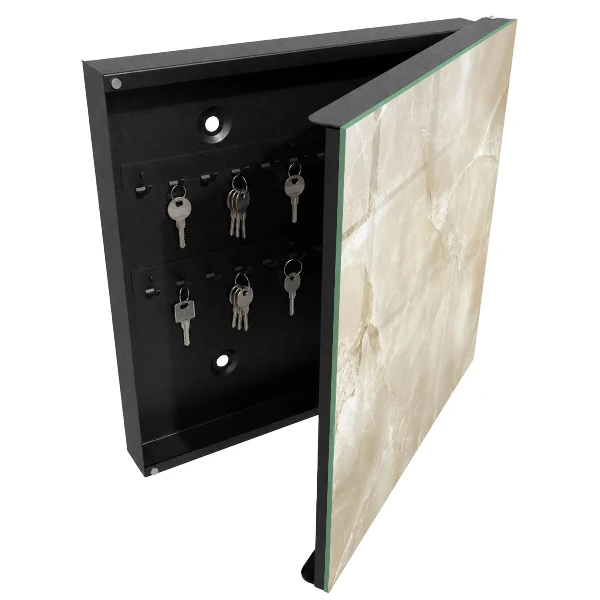 Armoire à clés design Marbre beige