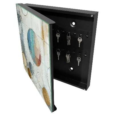 Armoire à clés décorative Composition circulaire