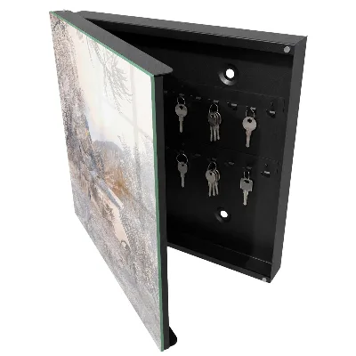Armoire à clés design Paix de la montagne