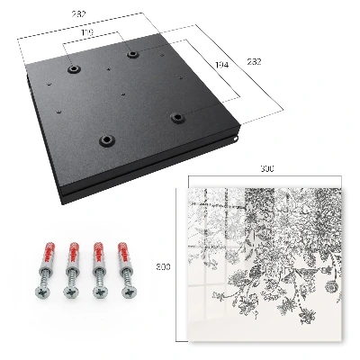 Boîte à clés murale décorative Élégance florale