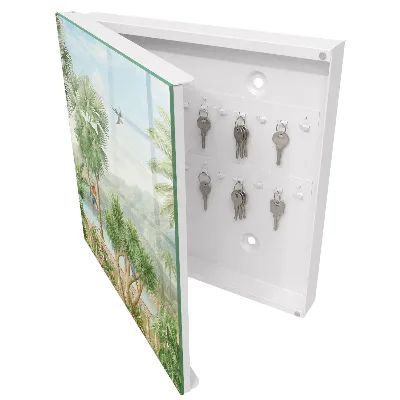 Armoire à clés décorative Paradis tropical
