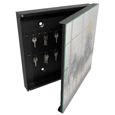 Armoire à clés design Forêt brumeuse