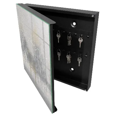 Armoire à clés design Forêt brumeuse