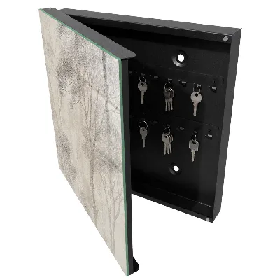 Armoire à clés design L'éthéréité de la forêt