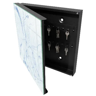 Armoire à clés design Motif marbre