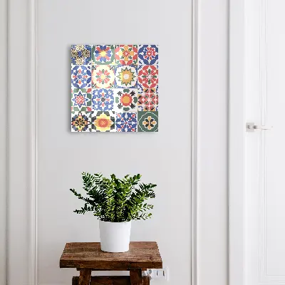 Boîte à clés murale décorative Mosaïque florale