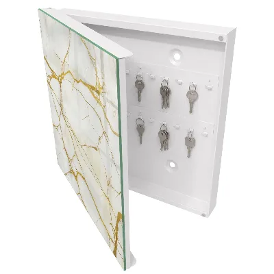 Armoire à clés décorative Marbre élégant