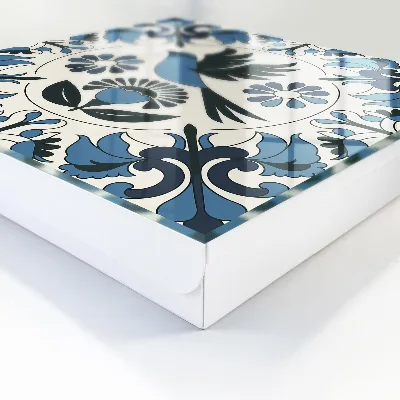 Armoire à clés design Oiseau bleu