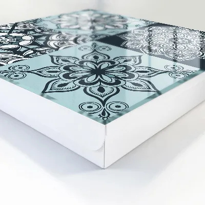 Boîte à clés murale décorative Motifs géométriques