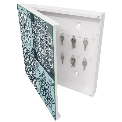 Boîte à clés murale décorative Motifs géométriques