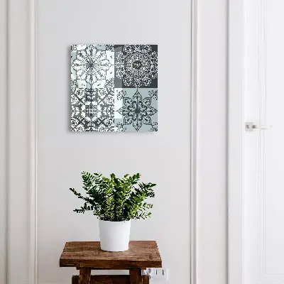 Boîte à clés murale décorative Motifs géométriques