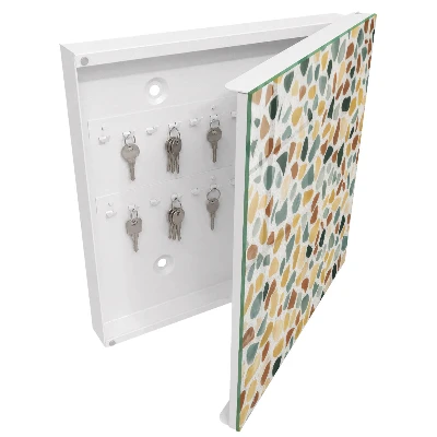 Armoire à clés décorative Mosaïque de galets