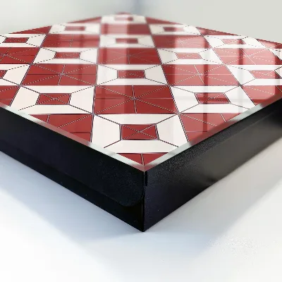 Boîte à clés murale décorative Mosaïque rouge