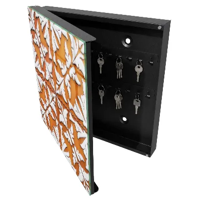 Armoire à clés décorative Motif végétal