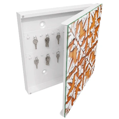 Armoire à clés décorative Motif végétal