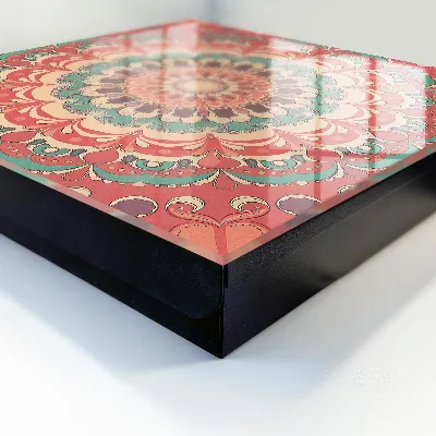 Armoire à clés design Mandala coloré
