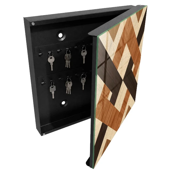 Boîte à clés murale décorative Géométrie moderne