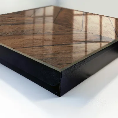 Armoire à clés décorative Chevrons en bois
