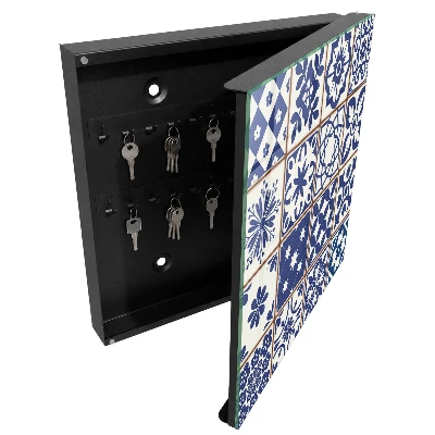 Armoire à clés design Mosaïque rétro