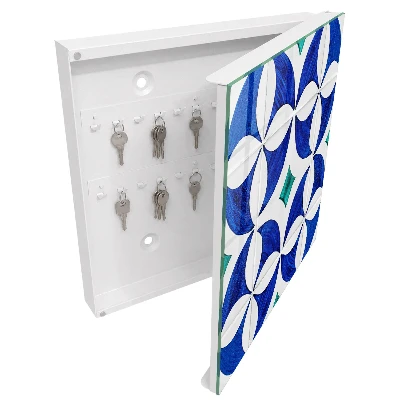 Armoire à clés design Motif géométrique