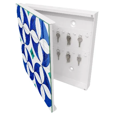 Armoire à clés design Motif géométrique
