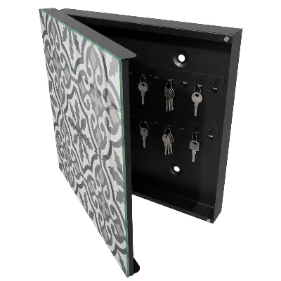 Armoire à clés décorative Motif géométrique