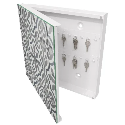 Armoire à clés décorative Motif géométrique