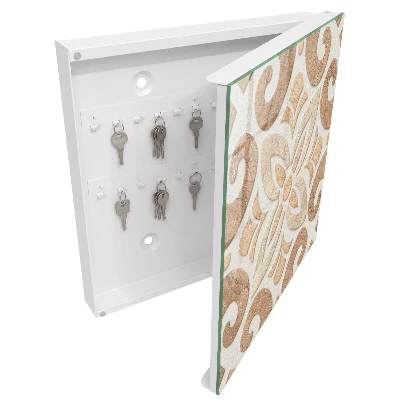 Armoire à clés design Élégance beige