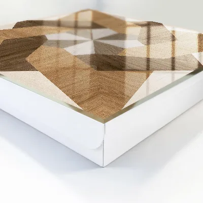 Boîte à clés murale décorative Étoile en bois